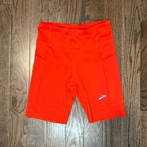 Brooks Red Running Shorts